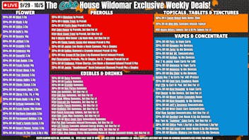 The Cake House - Wildomar TCH Wildomar Weekly Deals: 9/29 - 10/5!
