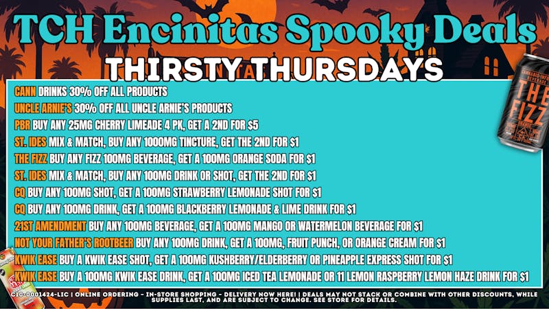 The Cake House - Encinitas Thirsty Thursdays!