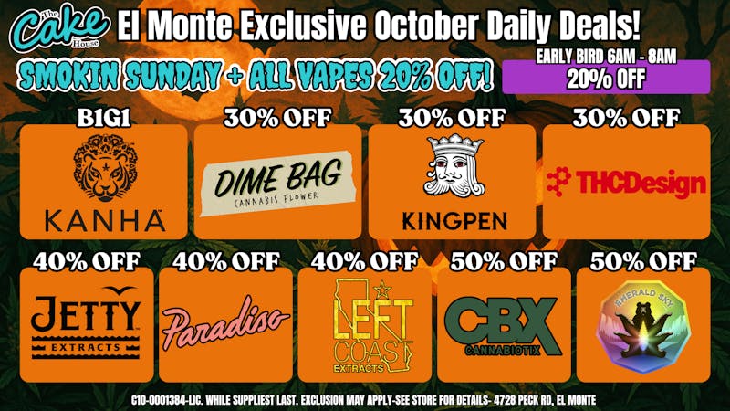 The Cake House - El Monte *NOW OPEN* TCH El Monte Sunday deal