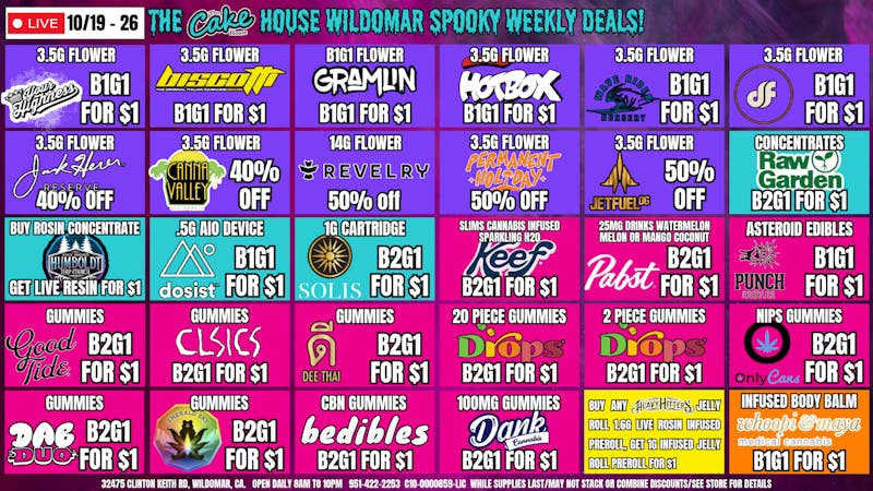The Cake House - Wildomar TCH Wildomar TOP 30 DEALS!