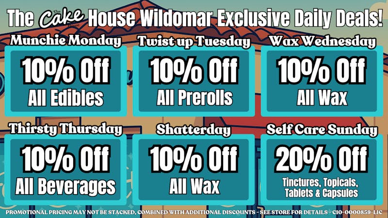 The Cake House - Wildomar TCH Wildomar Daily Deals!