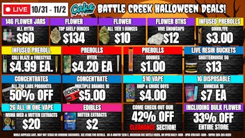 The Cake House - Battle Creek TCH BC Halloween Deals!