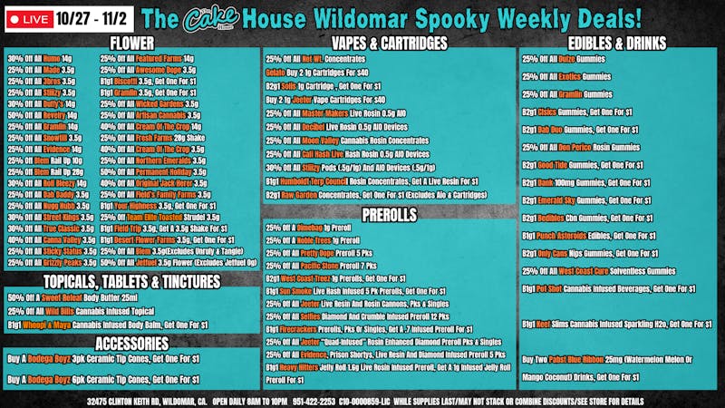 The Cake House - Wildomar More Wildo Deals!