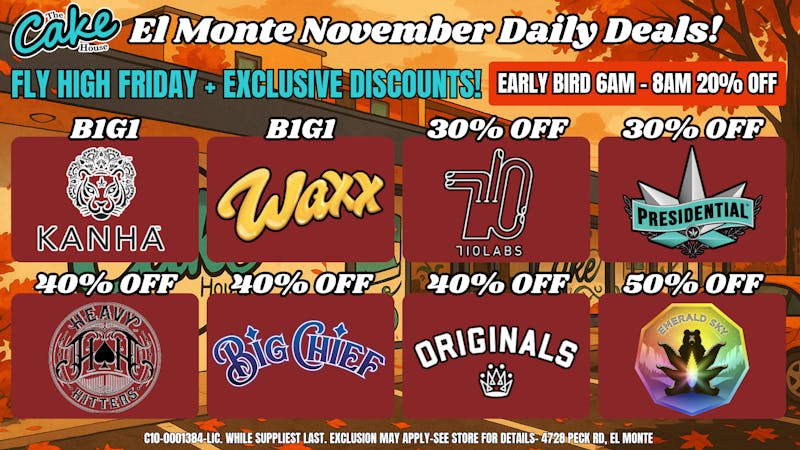 The Cake House - El Monte *NOW OPEN* TCH El Monte Friday Deal!