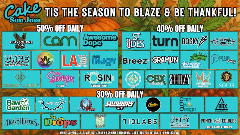 The Cake House - Santa Clara Delivery San Jose November Monthly Deals!