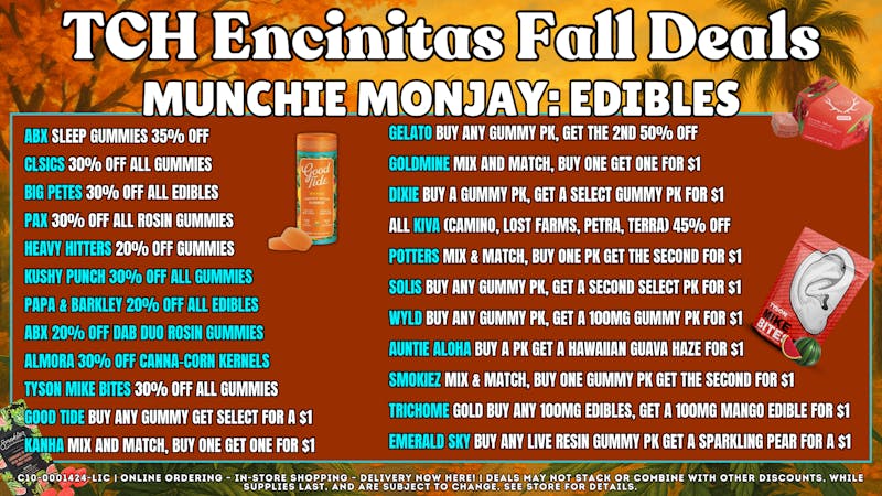 The Cake House - Encinitas MUNCHIE MONJAY: EDIBLES + 40% OFF FTP!