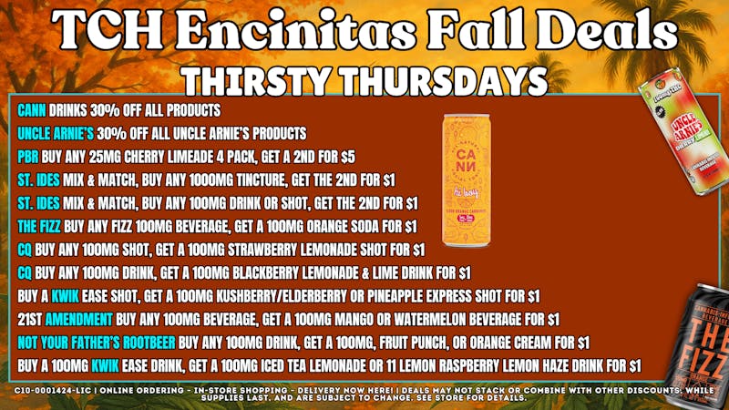 The Cake House - Encinitas Thirsty Thursdays!