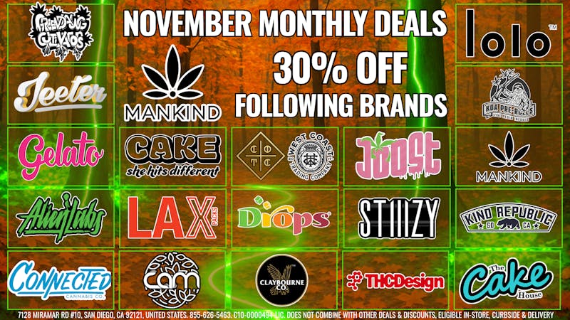 Mankind Delivery November Monthly Deals at Mankind!