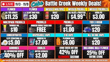 The Cake House - Battle Creek TCH BC Fall Deals!