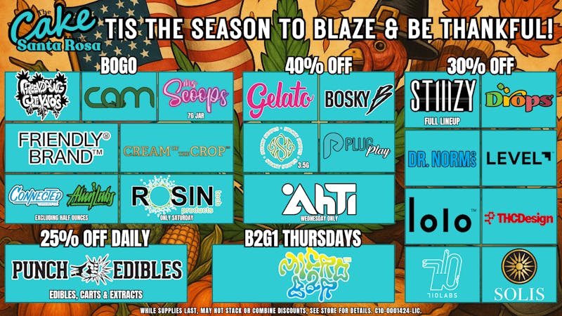 The Cake House - Santa Rosa TCH Santa Rosa November Deals!