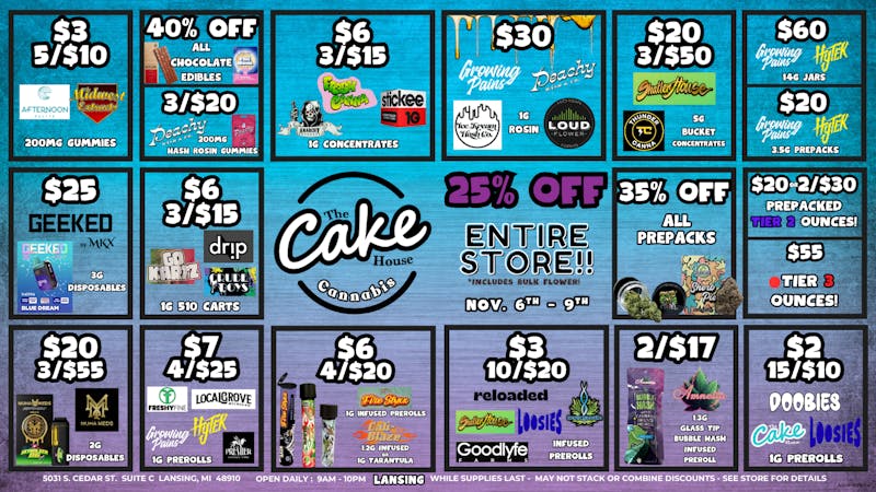 The Cake House - Lansing Lansing exclusive Weekly Deals!