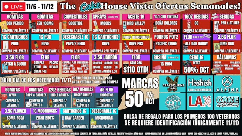 The Cake House - Vista ¡Ofertas semanales TCH Vista!