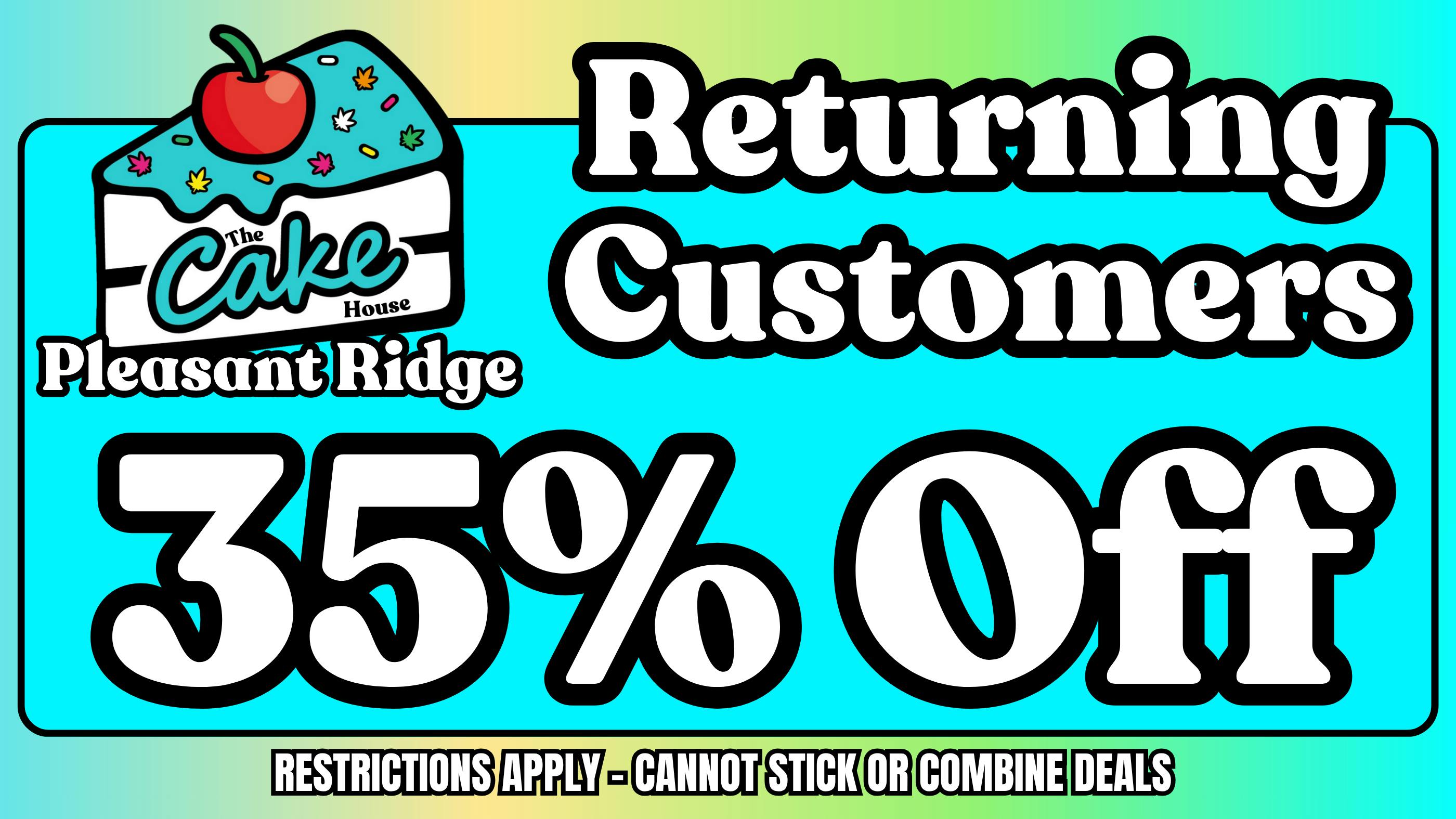 The Cake House - Pleasant Ridge TCH Pleasant Ridge Returning Customers deal!