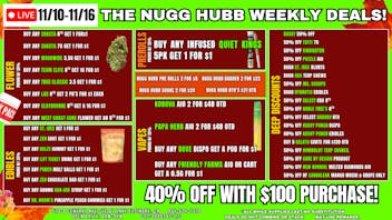 The Nugg Hubb The Nugg Hubb Weekly Deals!