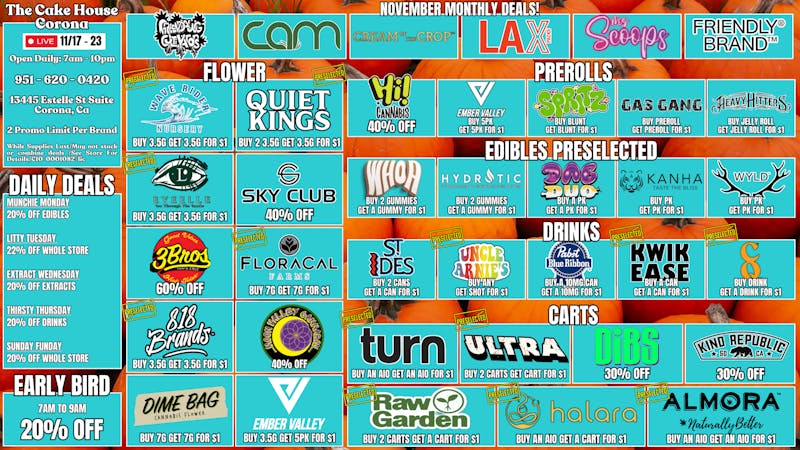 The Cake House - Corona TCH Corona Weekly Deals!
