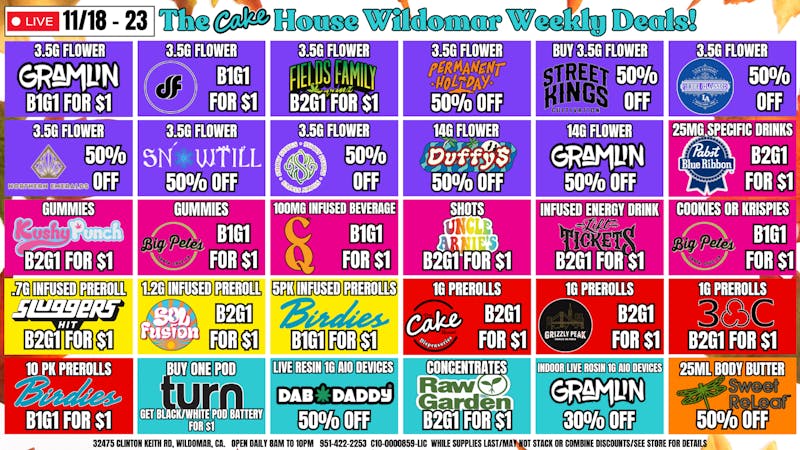 The Cake House - Wildomar TCH Wildomar Deals + 30% off 1st time customers!