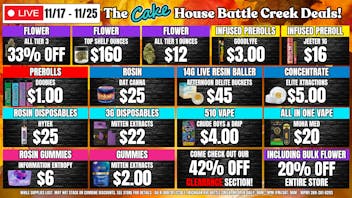 The Cake House - Battle Creek TCH BC Fall Deals!