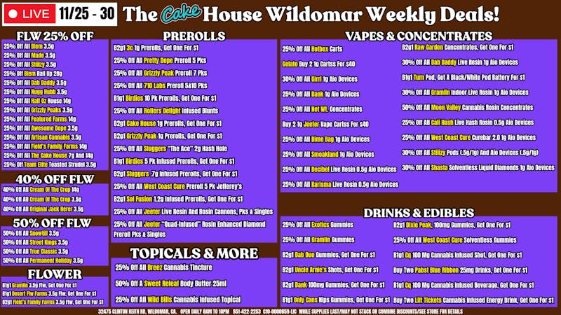 The Cake House - Wildomar More Wildo Deals!