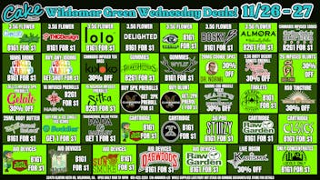 The Cake House - Wildomar TCH Wildomar Green Wednesday Deals!