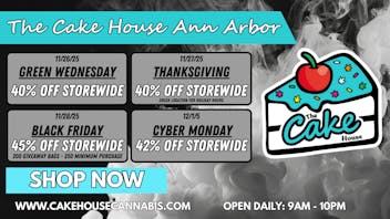 The Cake House - Ann Arbor TCH Ann Arbor Thanksgiving Week % Off!