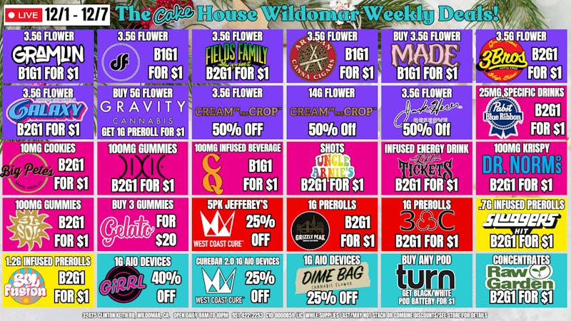 The Cake House - Wildomar TCH Wildomar TOP 30 DEALS!