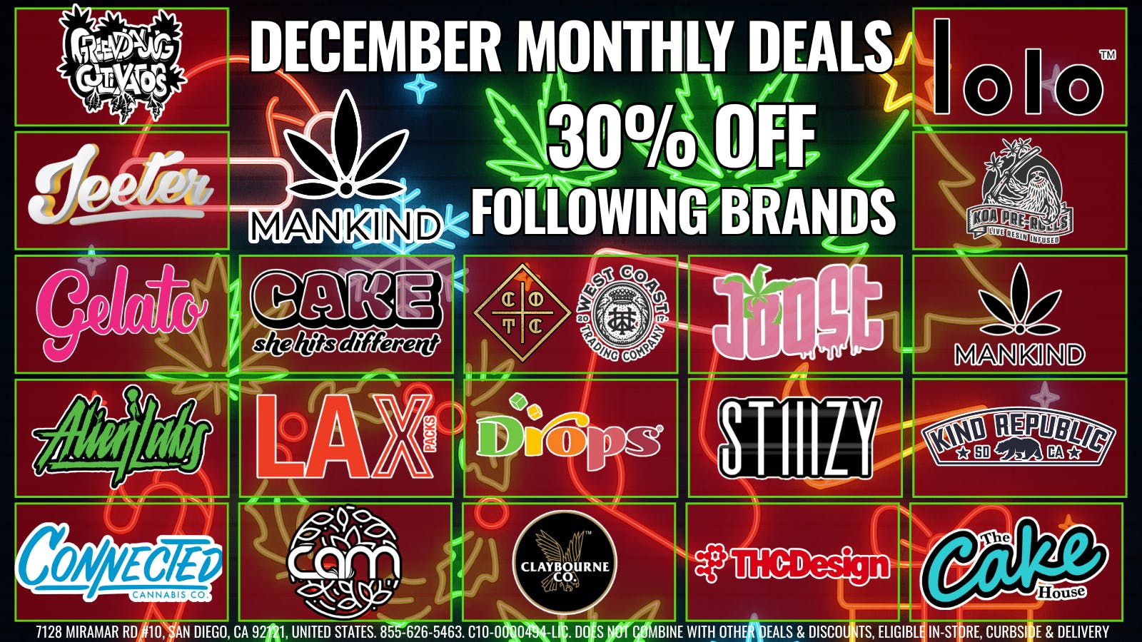 Mankind Delivery Mankind December Deals!