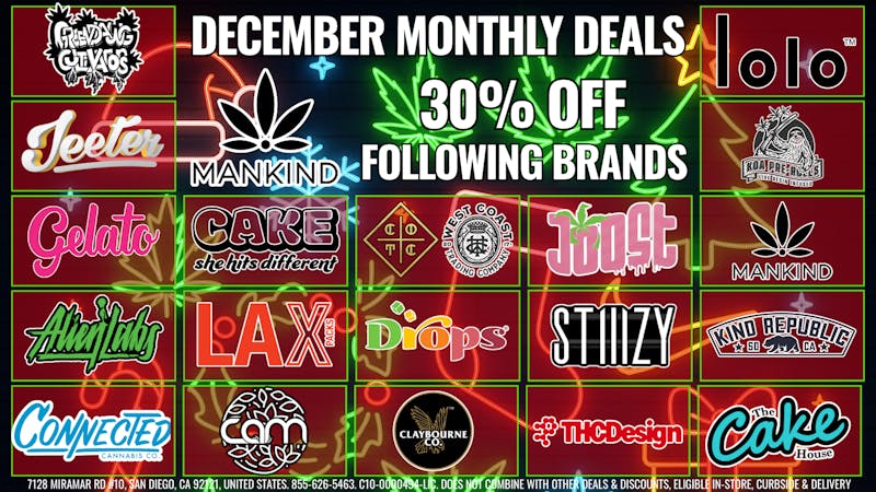 Mankind Delivery Mankind December Deals!