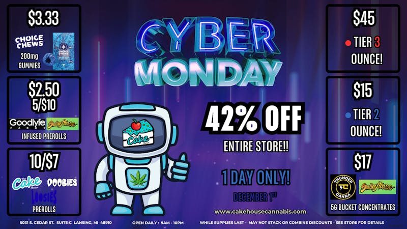 The Cake House - Lansing Lansing Cyber Monday Deals!