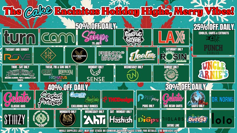 The Cake House - Carlsbad TCH Encinitas December Deals!