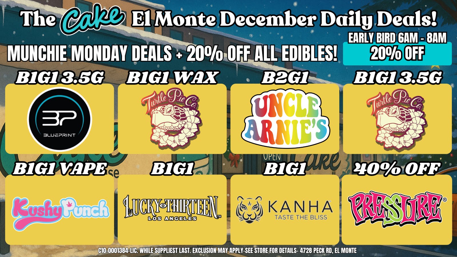 The Cake House - El Monte *NOW OPEN* TCH El Monte Monday Deals!