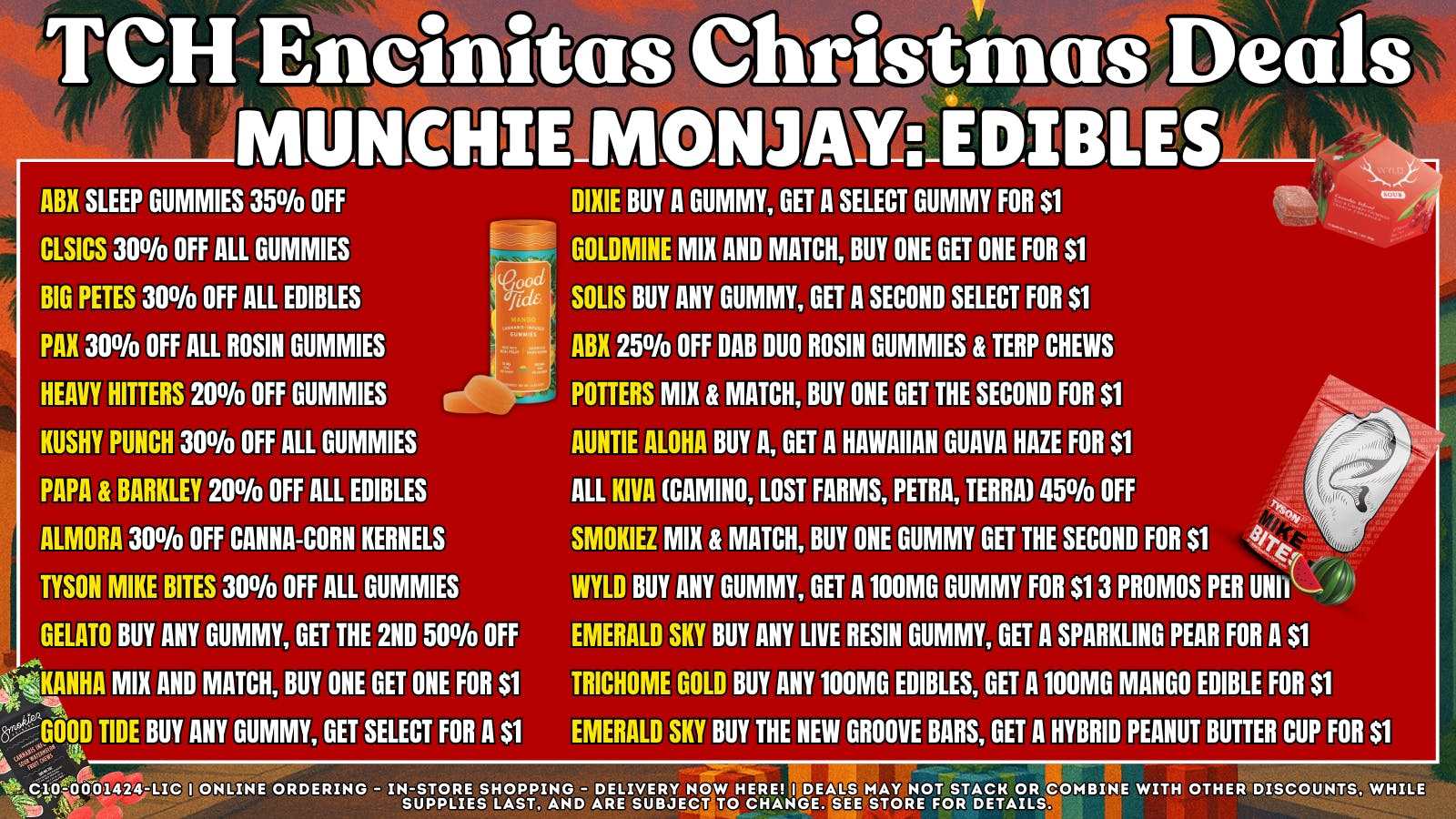 The Cake House - Encinitas MUNCHIE MONJAY: EDIBLES + 40% OFF FTP!