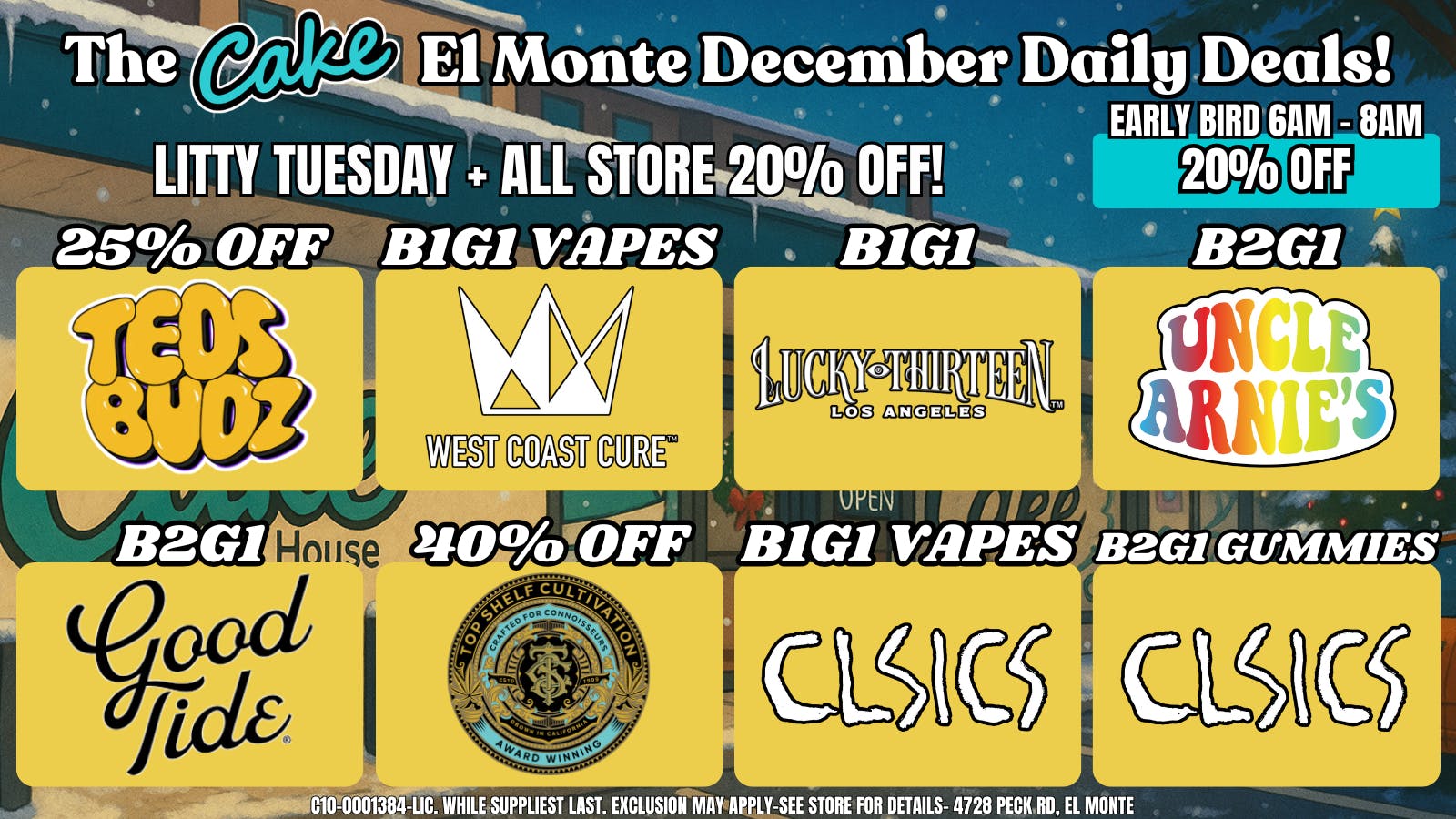 The Cake House - El Monte *NOW OPEN* TCH El Monte Tuesday Deal!