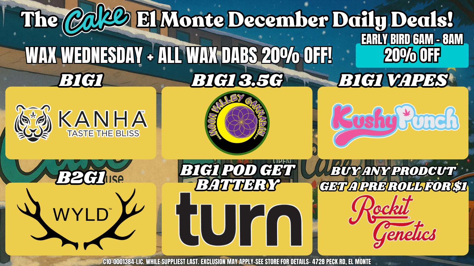 The Cake House - El Monte *NOW OPEN* TCH El Monte Wednesday Deal!