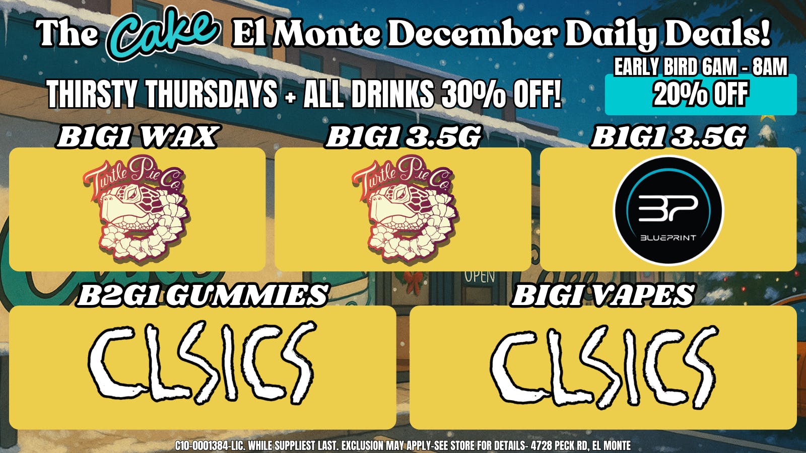 The Cake House - El Monte *NOW OPEN* TCH El Monte Thursday Deal!