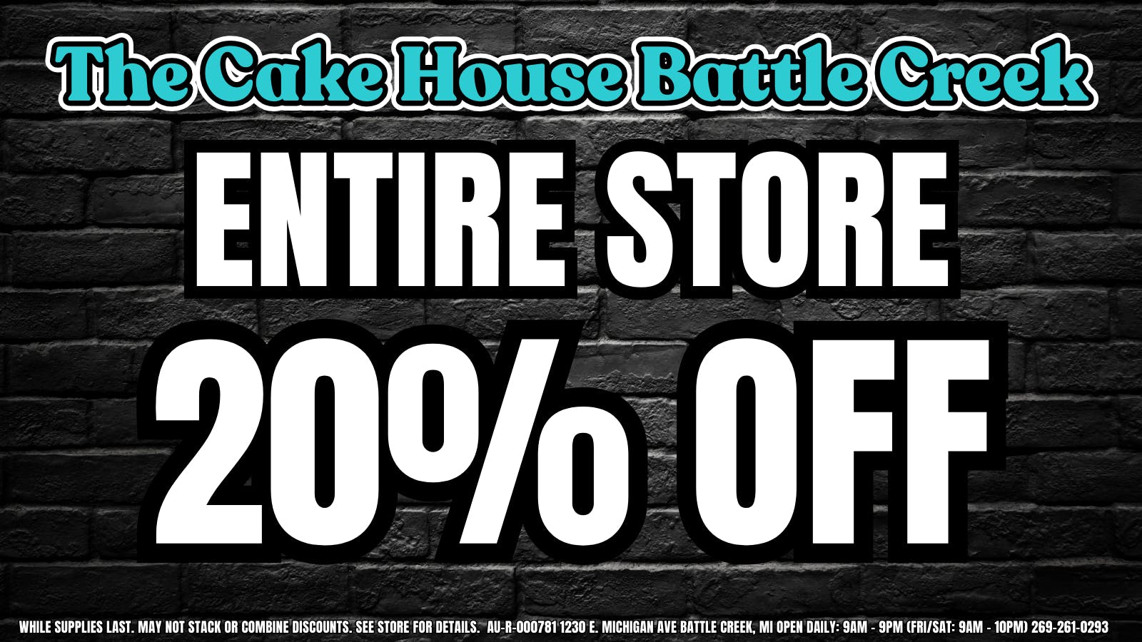 The Cake House - Battle Creek TCH Battle Creek Returning Customers Deal!