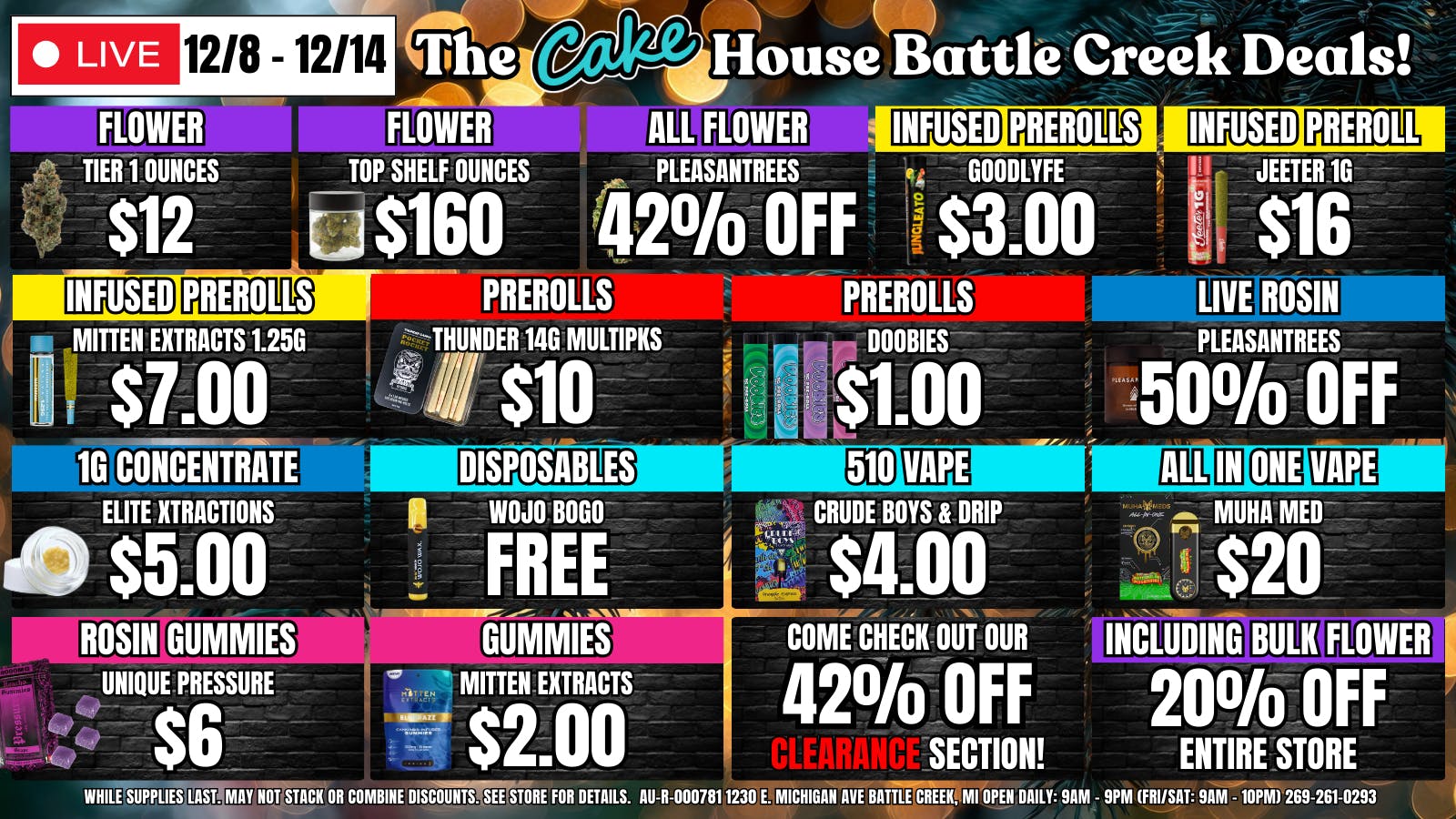 The Cake House - Battle Creek TCH Battle Creek Weekly Deals!