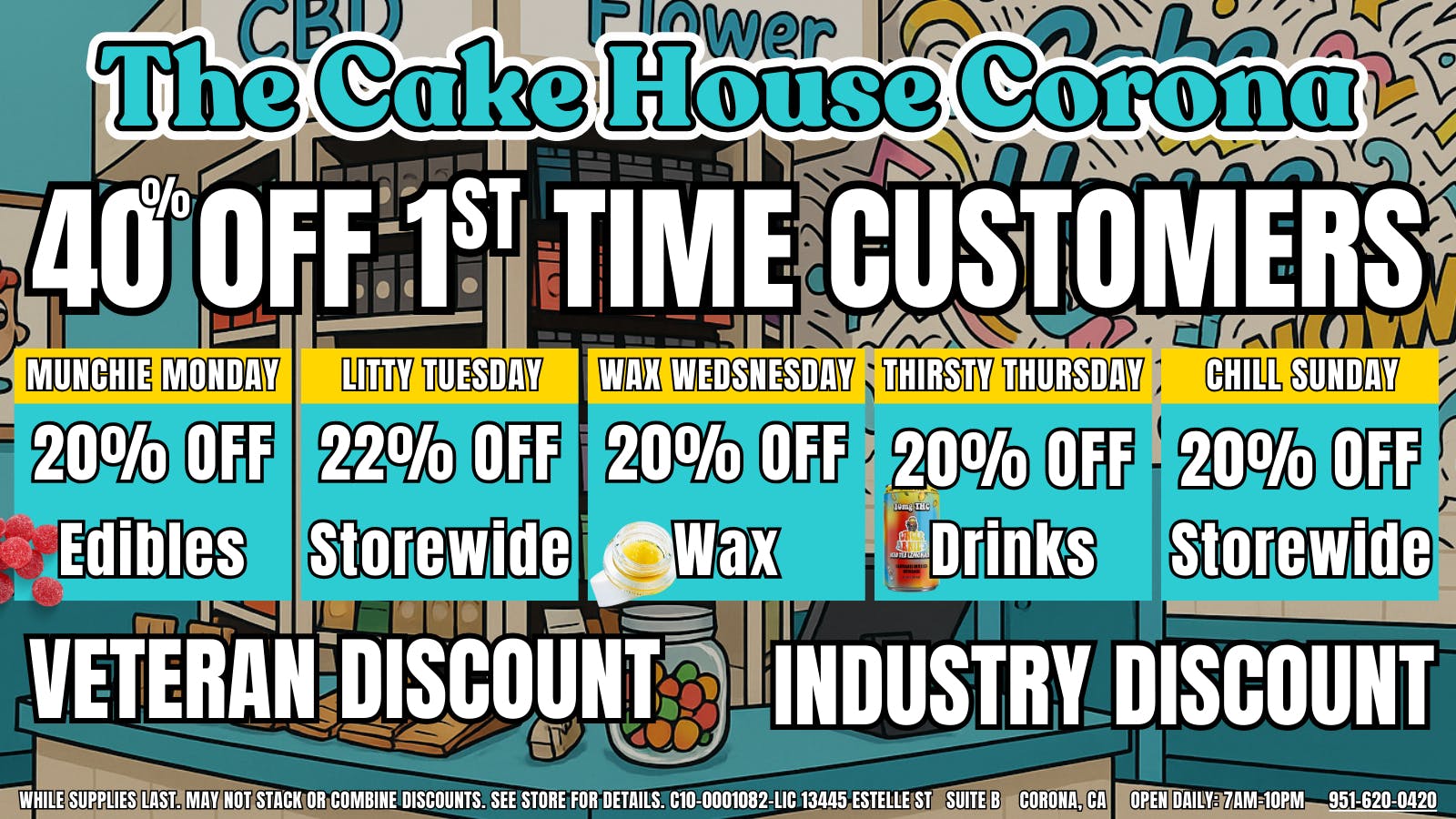 The Cake House - Corona TCH Corona 1st time customer deal!