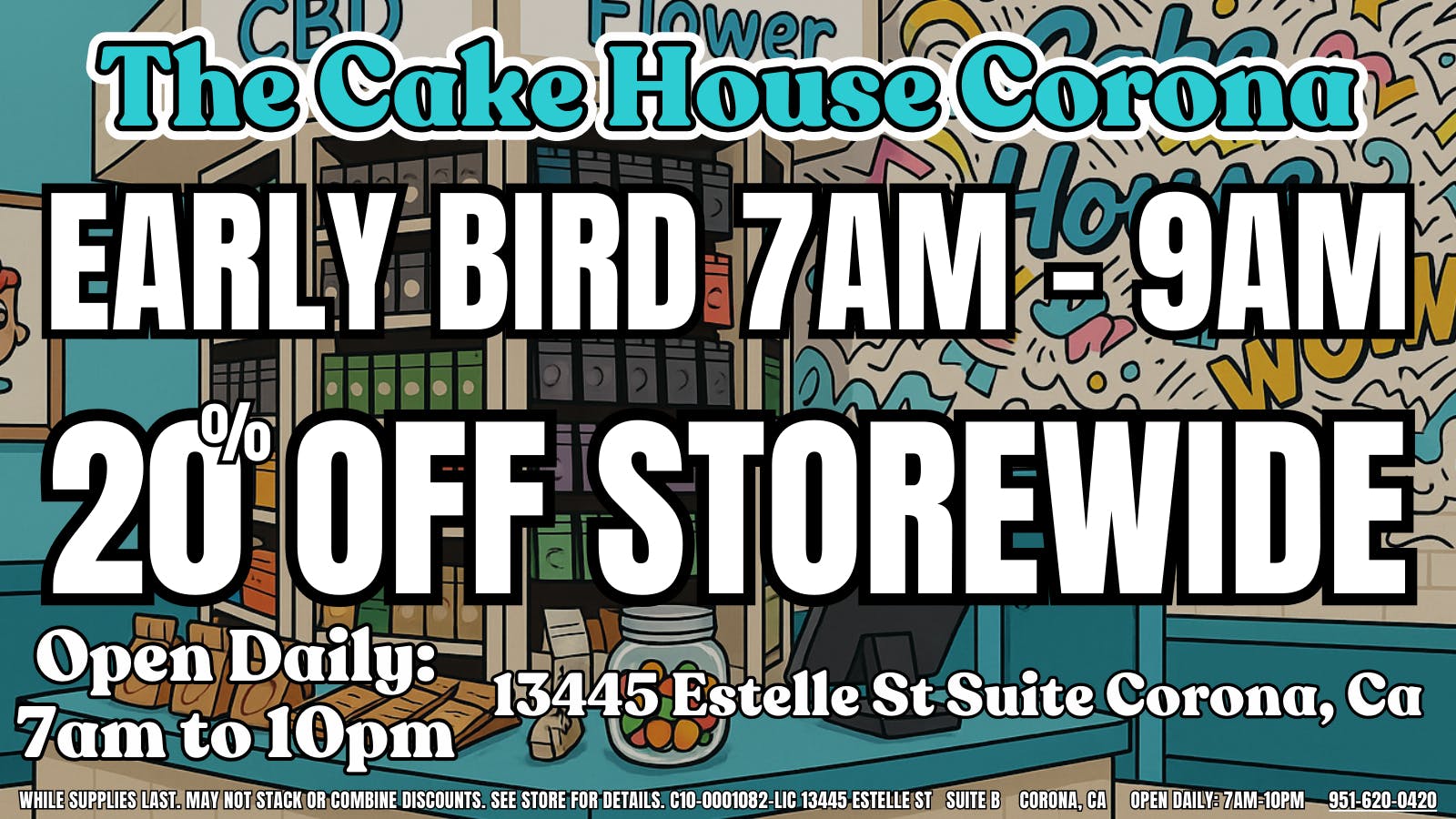 The Cake House - Corona TCH Corona Early bird deal!