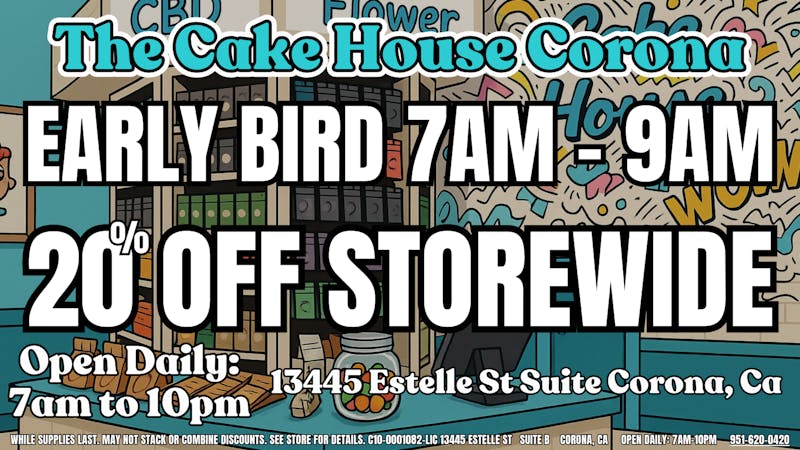 The Cake House - Corona TCH Corona Early bird deal!