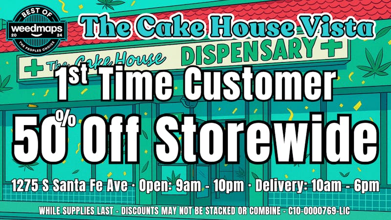 The Cake House - Vista TCH Vista 50% Off 1st time customers!