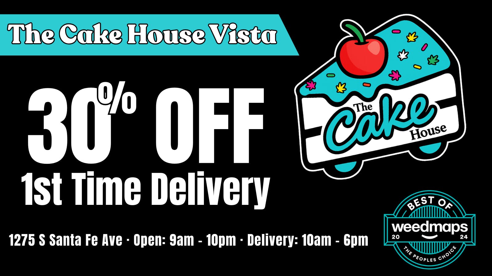 The Cake House - Vista TCH Vista Delivery Discount!