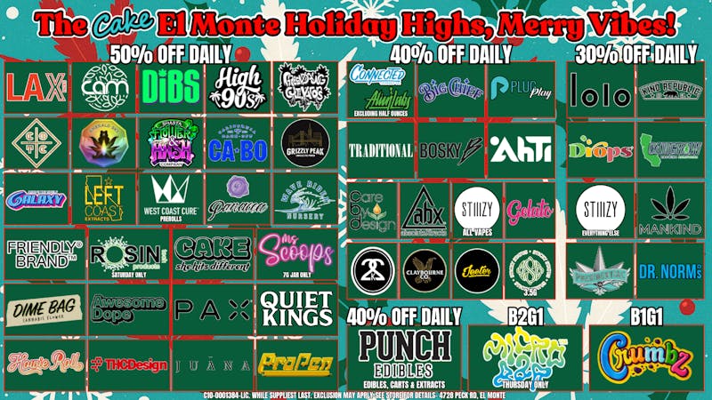 The Cake House - El Monte *NOW OPEN* TCH El Monte December Deals