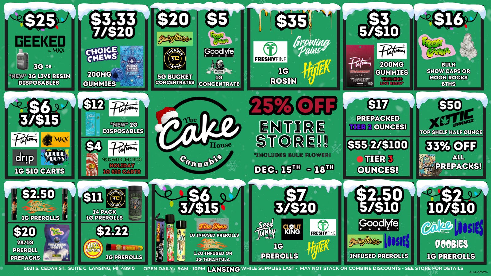 The Cake House - Lansing TCH Lansing Weekly Deals!