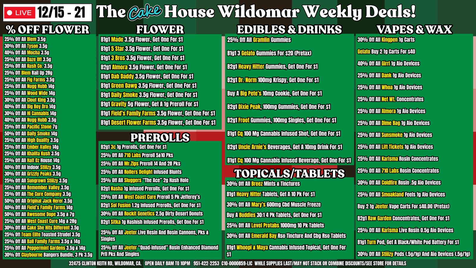 The Cake House - Wildomar More Wildo Deals!