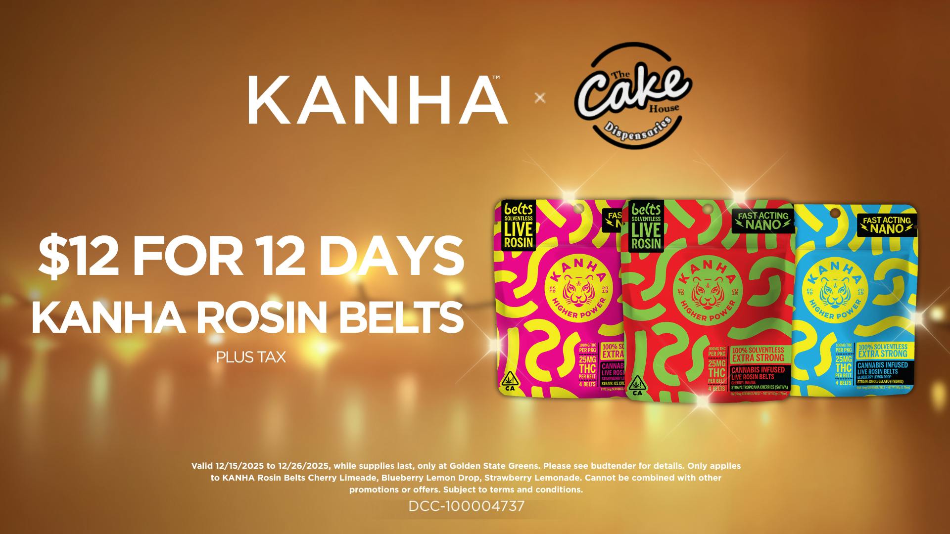 Golden State Greens Point Loma GSG Kanha Deal!