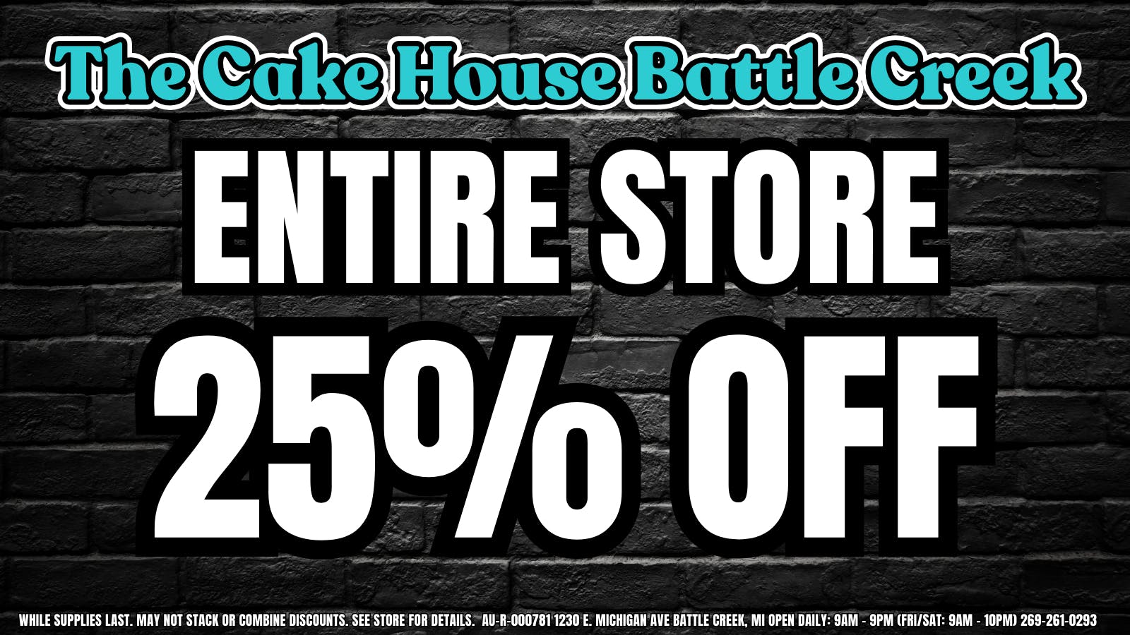 The Cake House - Battle Creek TCH Battle Creek Returning Customers Deal!