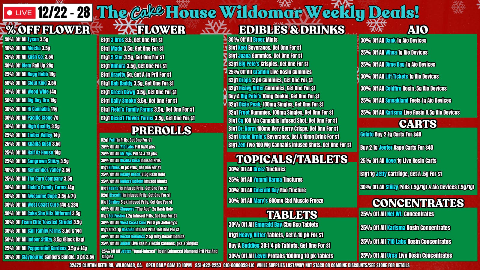 The Cake House - Wildomar More Wildo Deals!
