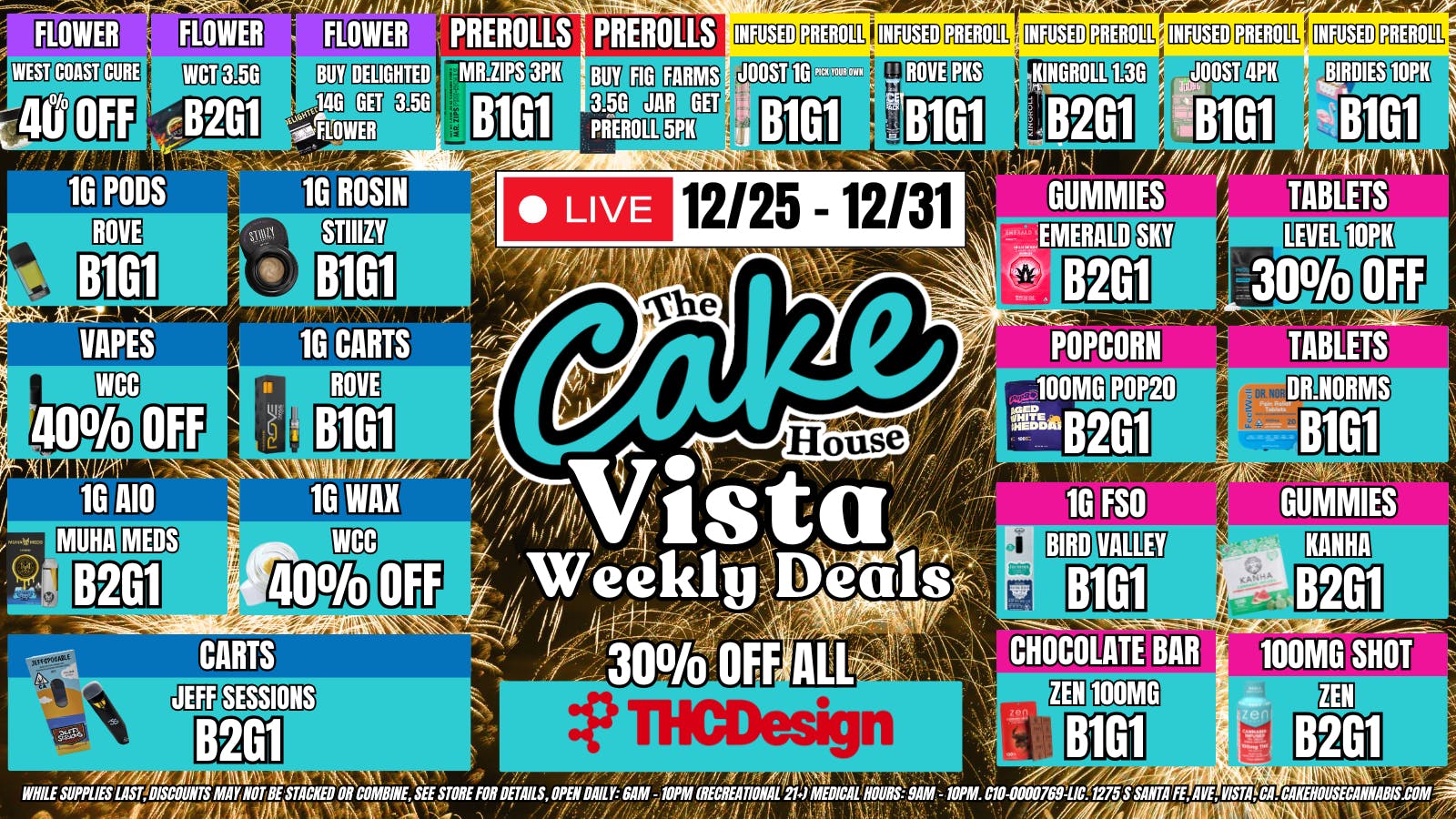 The Cake House - Vista TCH Vista Deals!