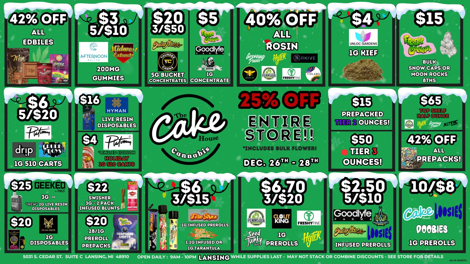 The Cake House - Lansing TCH Lansing Weekly Deals!