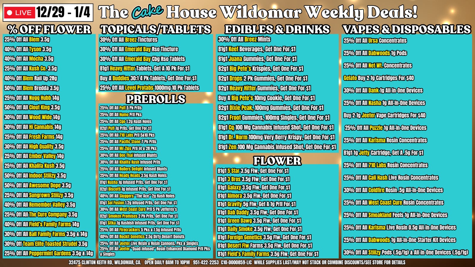 The Cake House - Wildomar More Wildo Deals!